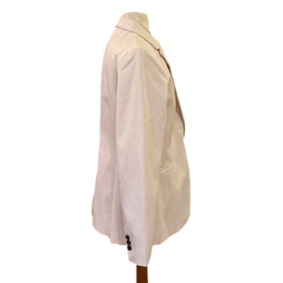 Banana Republic Long & Lean Blazer Professional Career Ivory Cream Size 12 NWT - Picture 5 of 12